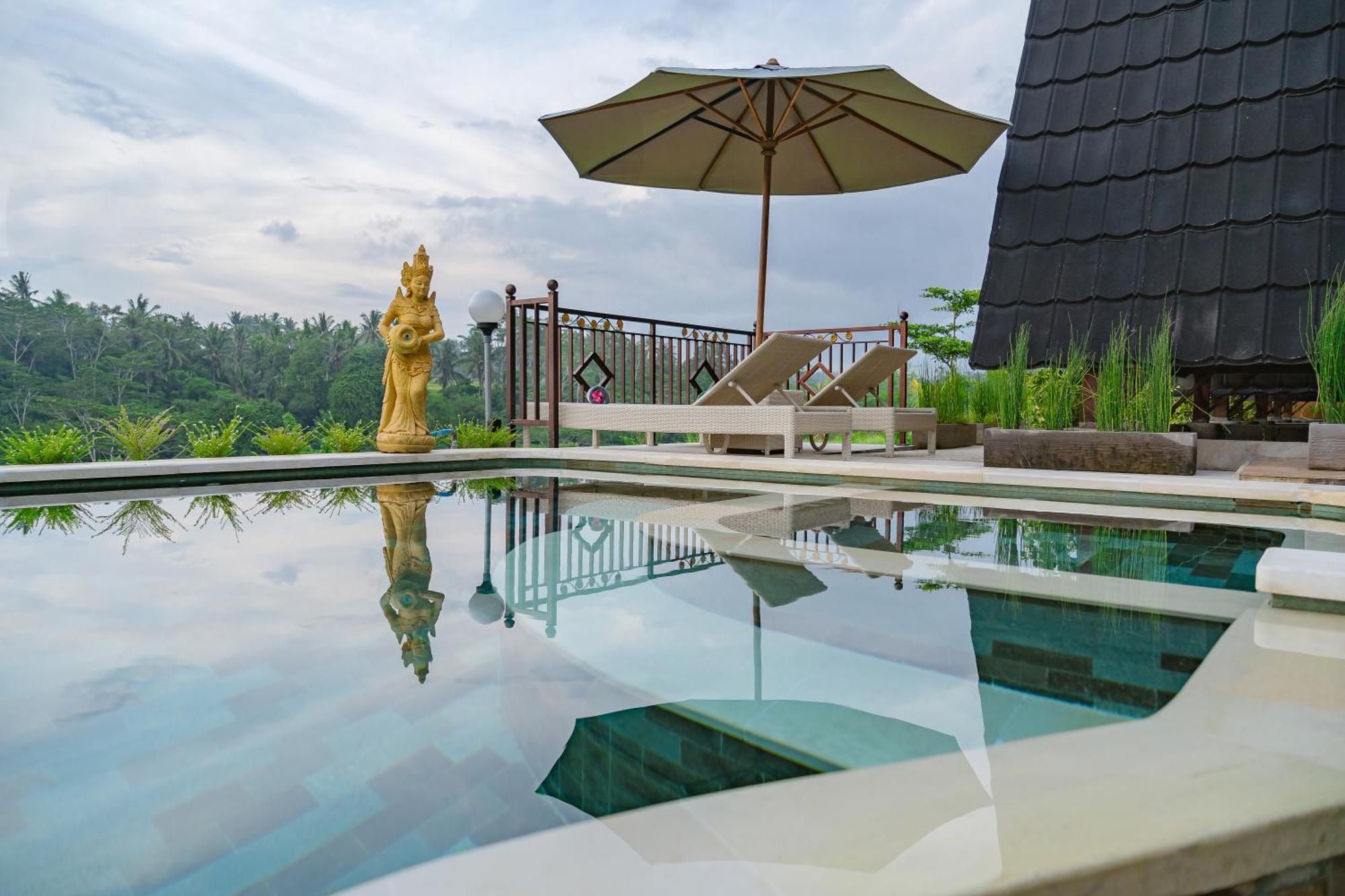 The Pyramid Ubud River Villas Payangan Buitenkant foto