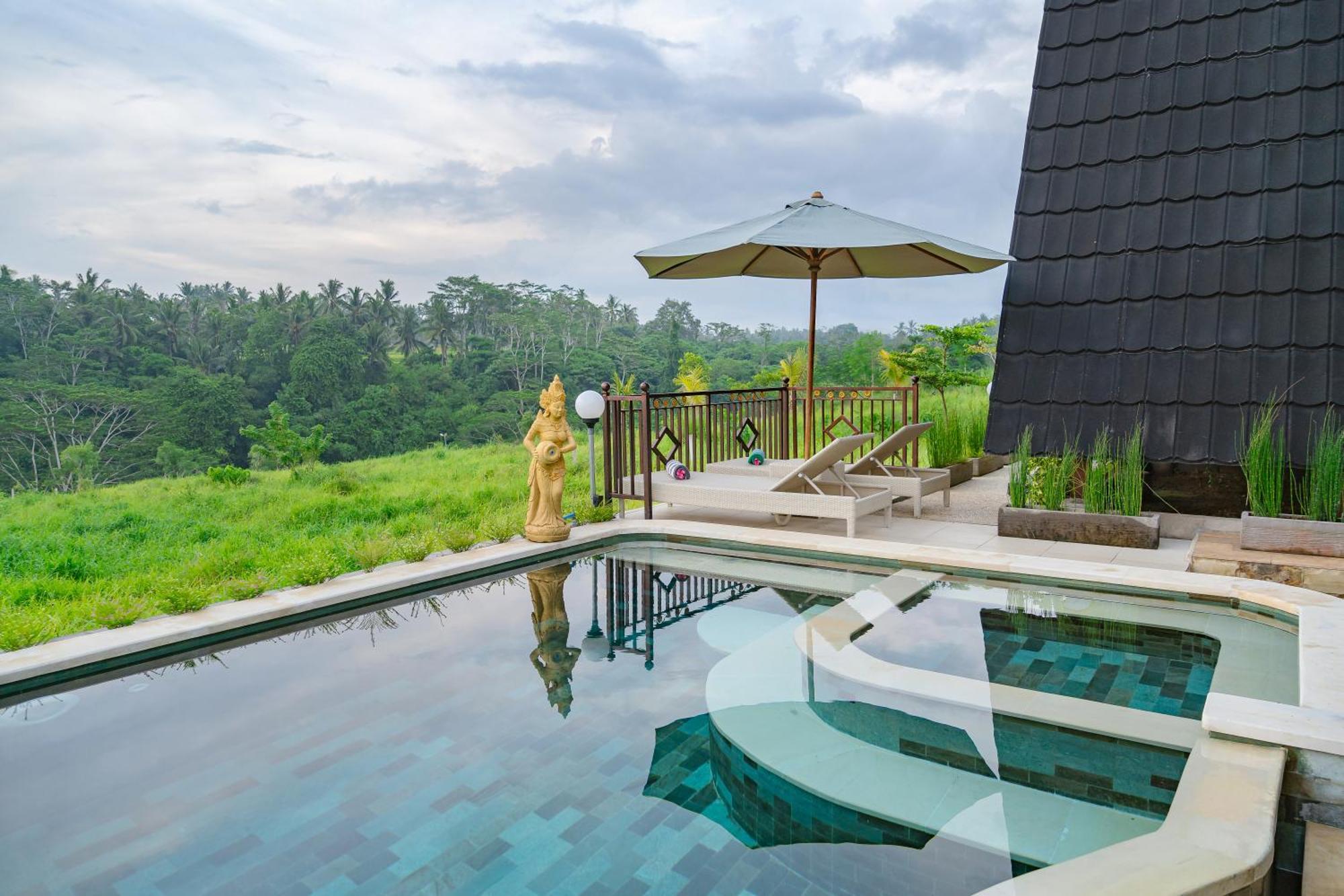 The Pyramid Ubud River Villas Payangan Buitenkant foto