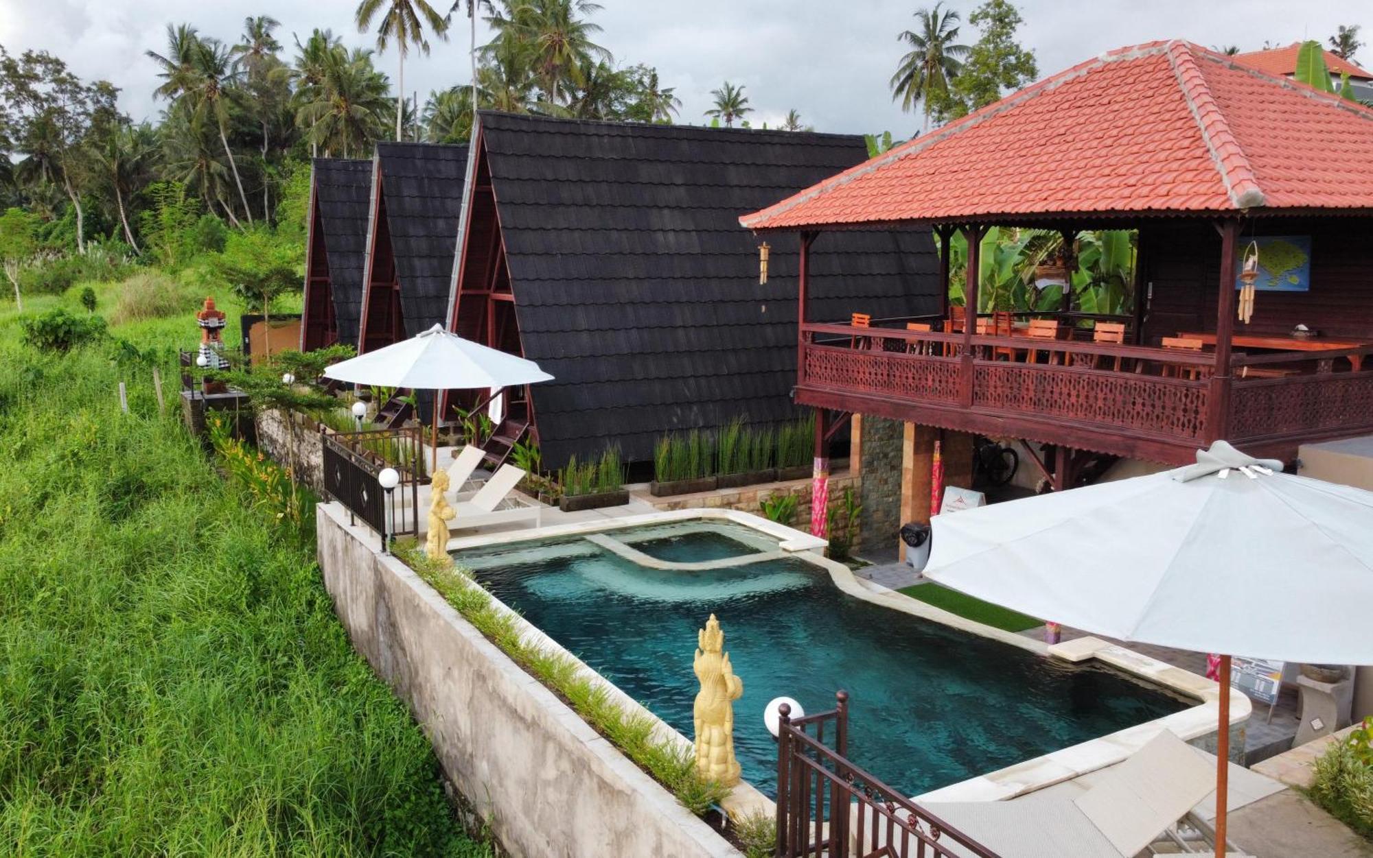 The Pyramid Ubud River Villas Payangan Buitenkant foto